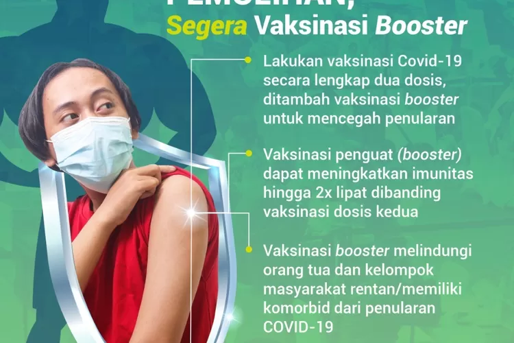 Guna meningkatkan imunitas, segera vaksin booster. (laman covid19.go.id)