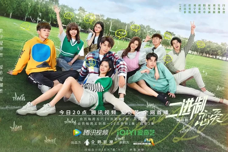 Para pemeran drama China terbaru, Binary Love (Akun Twitter @kokoapuzxle)