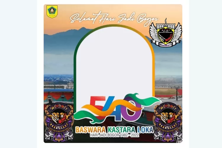 Twibbon Hari Jadi Kota Bogor ke-540 tahun. (Twibbonize)