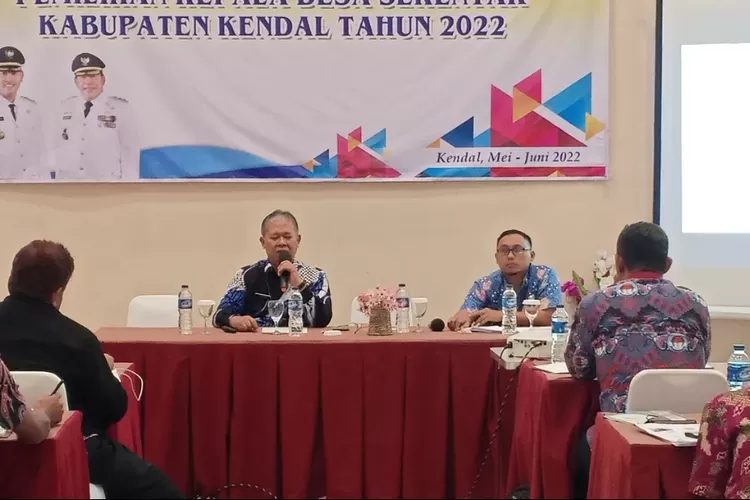 Sosialisasi pelaksanaan Pilkades Serantak oleh Dispermasdes. (Edi Prayitno/kontributor Kendal)