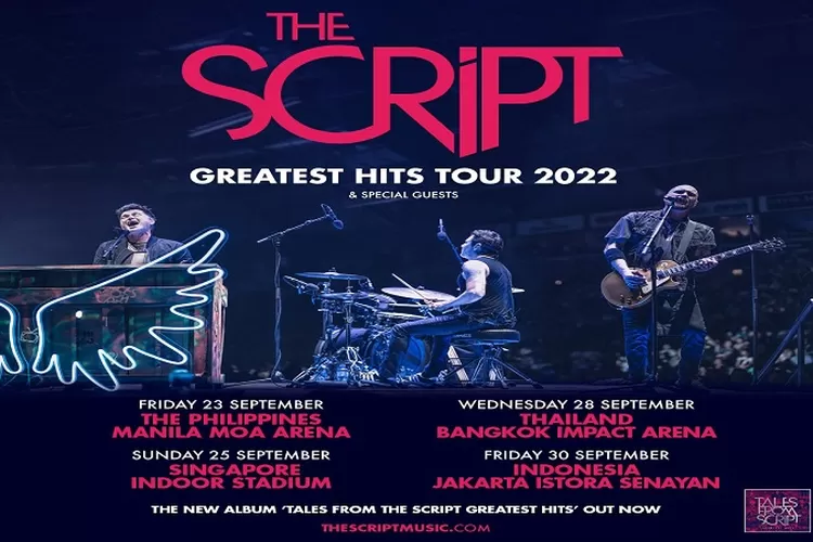 Cara Membeli Tiket Konser 'The Script' di Indonesia Mulai Dijual 4 Juni 2022 (Akun Twitter @thescript )