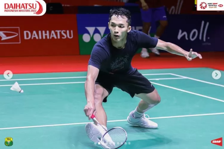 Jadwal Daihatsu Indonesia Masters 2022, Rabu: Jonatan Christie Siap Bertanding Hari Ini (Instagram /@badminton.ina)