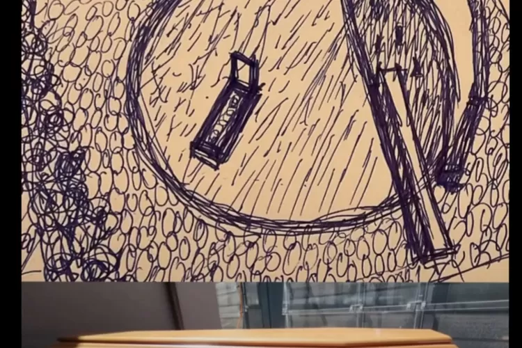 Sketsa Makam Emmeril Kahn yang Didesain Sendiri oleh sang Ayah Ridwan Kamil. (Akun Instagram @ridwankamil)