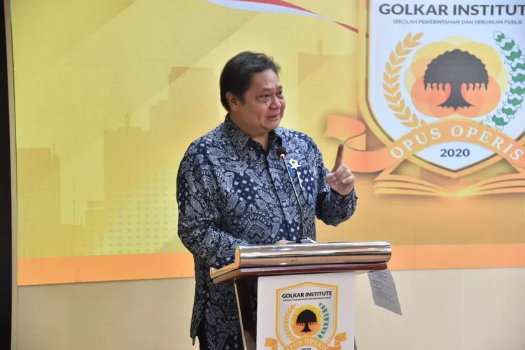 Ketua Umum Partai Golkar Airlangga Hartarto berharap Training App bisa memberikan sumbangsih bagi kemajuan politik di Indonesia (Ist)