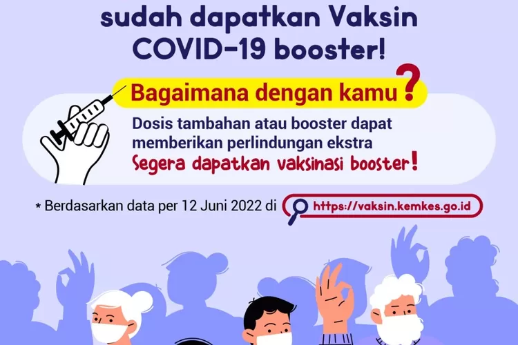 vaksinasi booster penting untuk hindari Covid-19. (laman covid19.go.id)