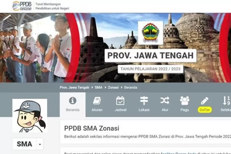 Ketentuan seleksi PPDB Jateng 2022 jenjang SMA dan SMK. (ppdb.jatengprov.go.id)