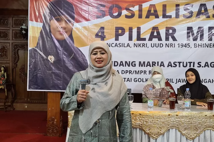Anggota FPG DPR RI Endang Maria Astuti menegaskan KIB bebas politik identitas siap mengawal demokrasi berkualitas (AG Sofyan)