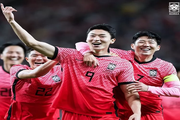 Piala Dunia 2022 : Korea Peringkat 19 Di Antara 32 Tim di Peringkat Piala Dunia (Akun Twitter @theKFA)