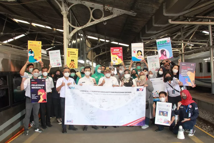 PT KAI Daop 2 Bandung Ajak Masyarakat Lawan Segala Bentuk Kekerasan dan Pelecehan Seksual (dok Humas PT KAI Daop 2 Bandung)
