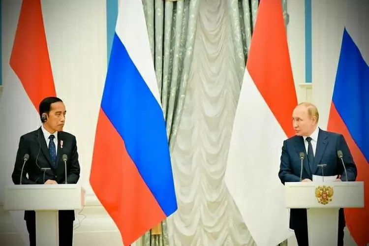 Presiden Joko Widodo dan Presiden Vladimir Putin (Instagram/jokowi)