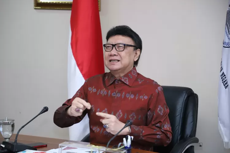 Menteri Pendayagunaan Aparatur Negara dan Reformasi Birokrasi, Tjahjo Kumolo meninggal dunia di Rumah Sakit Abdi Waluyo, Menteng, Jakarta  Jumat 01 Juli 2022,  Pukul 11.10 Wib. (Foto : menpan.go.id)