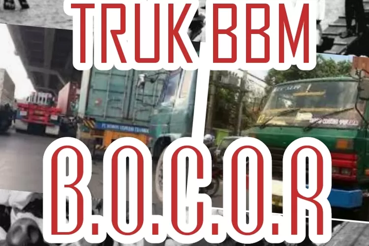 Truk BBM Pertalite Bocor. Jalur Padat Merayap (Bogor Times)