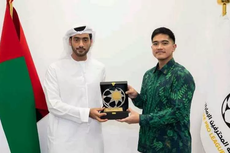 CEO Persis Solo Kaesang Pangarep disambut Direksi UAE Pro League  (Istimewa)
