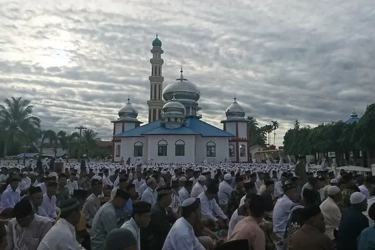 Ilustrasi. Jamaah Tarekat Syattariyah merayakan Idul Adha 2022 lebih dulu, Kamis 7 Juli 2022. 