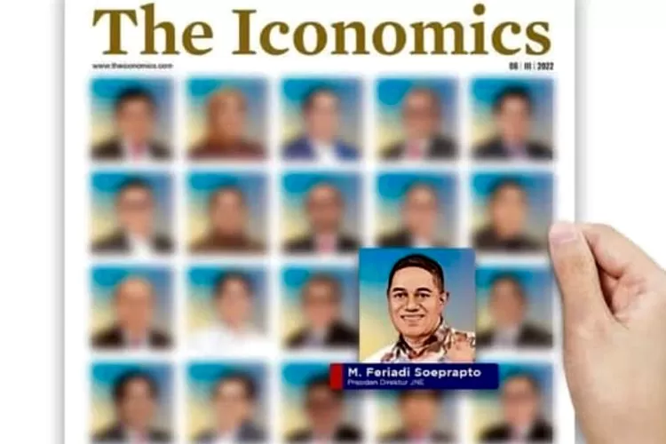 Presiden Direktur JNE Mohamad Feriadi diantara penerima penghargaan The Iconomics lainnya - Foto: Tangkap layar instagram @jne