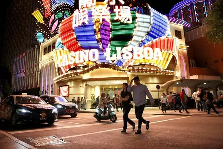 Rumah judi di Makau, China, hari ini ditutup hingga sepekan ke depan untuk cegah penularan Covid-19.