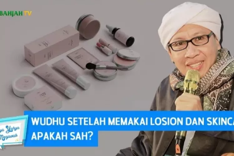 Hukum Memakai Skincare Setelah Wudhu