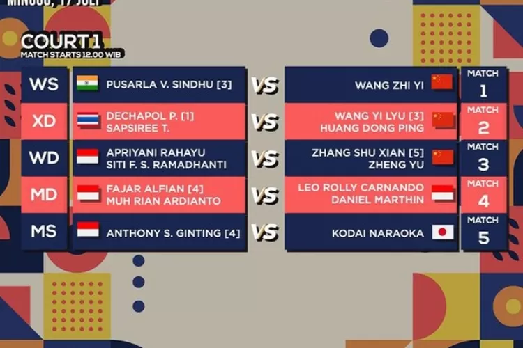 Link Live Streaming Final Singapore Open 2022 (Instagram /@badminton.ina)