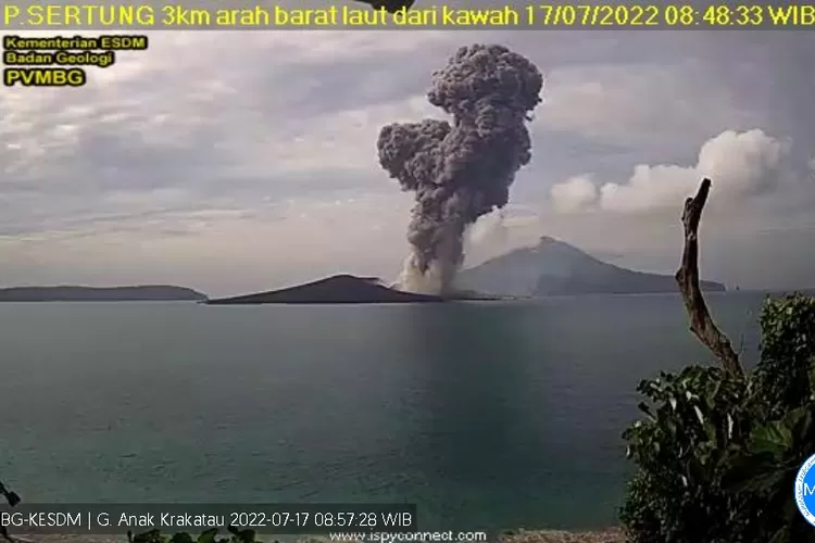 Gunung Anak Krakatau. (PVMBG)