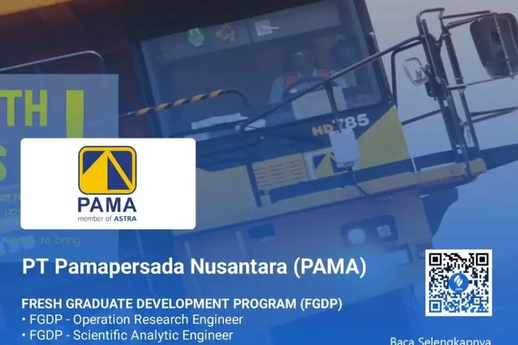 Lowongan Kerja PT Pamapersada Nusantara  (disnakerja)