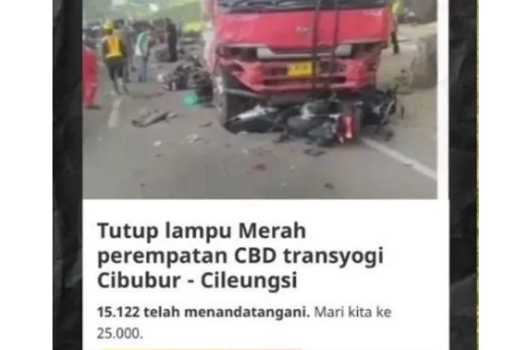 Pasca Kecelakaan Maut Truk Pertamina, Muncul Petisi Tutup Lampu Merah ...