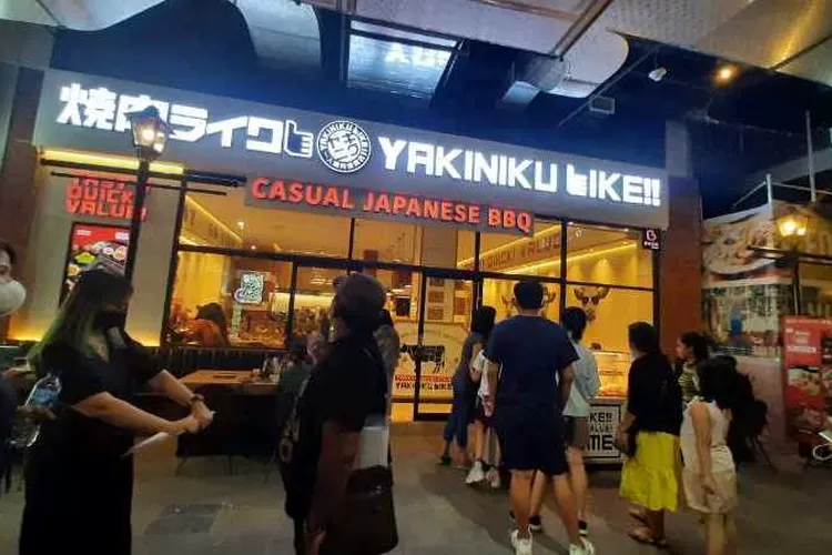 Gerai restoran Yakiniku Like di Solo Paragon Lifestyle Mall (Endang Kusumastuti)