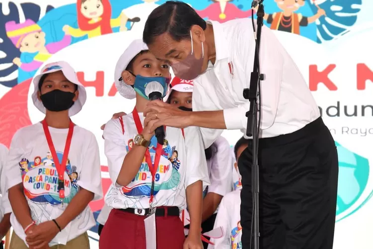 Presiden Jokowi rayakan Hari Anak Nasional di Kebun Raya Bogor (presidenri.go.id)