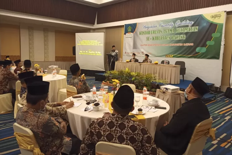 Para penghulu Batang ikuti Penguatan Capacity Building di Batang, Rabu 27 Juli 2022. Foto: Muslihun kontrinutor Batang.&nbsp;