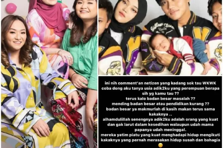 Nathalie Holscher tak terima adiknya dibandingkan dengan Putri Delina (instagram @nathalieholescher @ferdinan_sule)