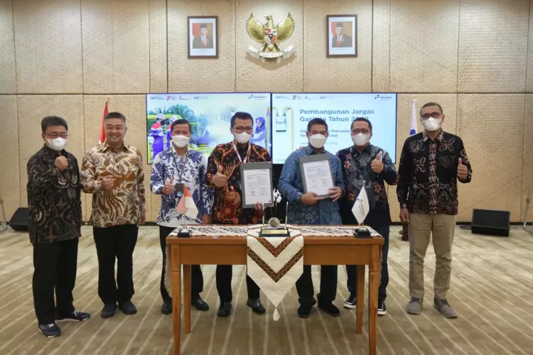 PT PGN mulai dimulainya 15 titik pembangunan Jaringan Gas Rumah Tangga (Jargas) GasKita melalui skema investasi internal (Foto: dokumentasi PGN)