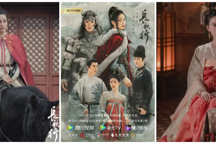 Potret Dilraba Dilmurat dalam potongan scene drama china The Long Ballad (mydramalist.com)