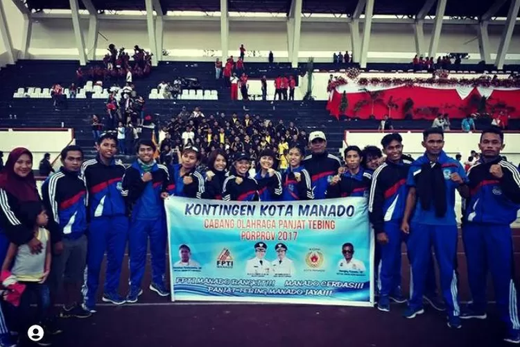 Bharada E menjadi Kontingen Kota Manado (instagram @r.lumiu)