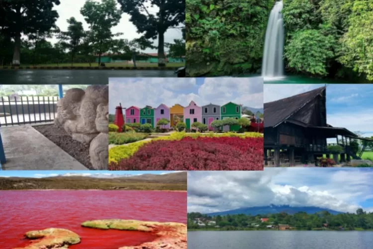 Kolase 7 Tempat Wisata di Pagaralam, Sumatera Selatan (Twitter, Facebook, dan Google Maps)