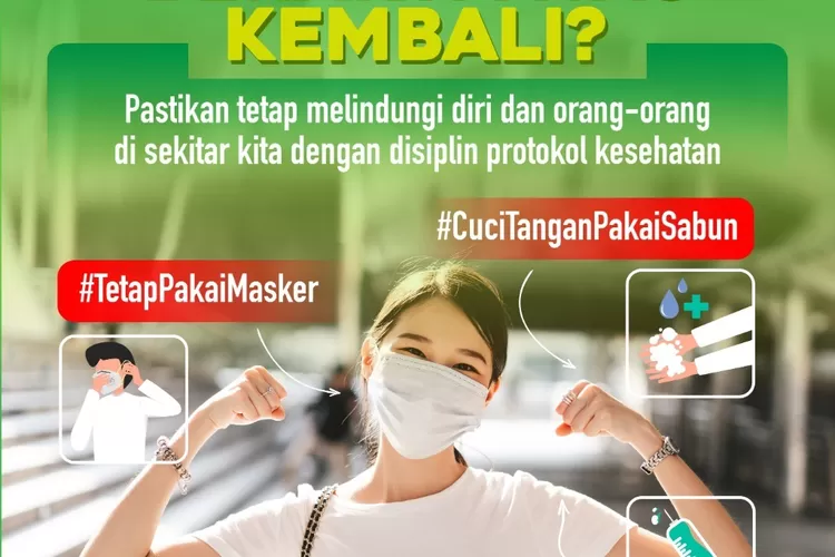 Masyarakat dipersilakan aktivitas kembali asal prokes. (laman covid19.go.id)