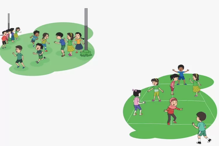 Materi 'Bermain Benteng-bentengan dan Gobak Sodor', Kunci Jawaban Tema 1 Kelas 4 Halaman 35 36