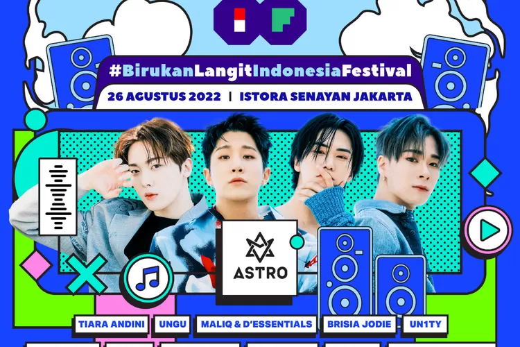 Kpop Idol Astro dan Musisi Ternama Indonesia Birukan Langit Indonesia Festival (Gorajuara/dok: Kvibes.ID)