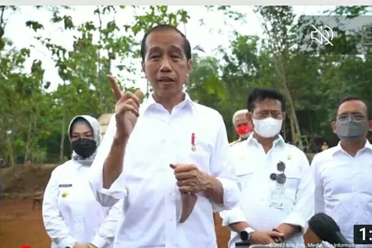 Presiden Jokowi Ingatkan soal krisis pangan dunia yang mulai melanda beberapa negara. (Tangkapan layar YouTube )