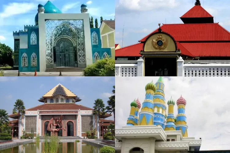 5 Mesjid Unik dan Indah yang Menjadi Destinasi Wisata Religi di Jogja Inbox udah NAIK (Kolase Twitter dan Tangkapan Layar YouTube)