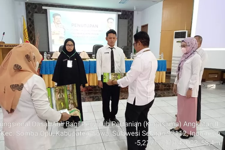 Penyuluh Pertanian Lutra Kuasai 5 Besar Peserta Terbaik Diklat Fungsional di Batangkaluku Gowa (Dok. LHR)