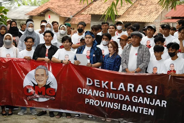 Deklarasi orang muda ganjar Provinsi Banten dukung Ganjar Pranowo (foto: TOPmedia)