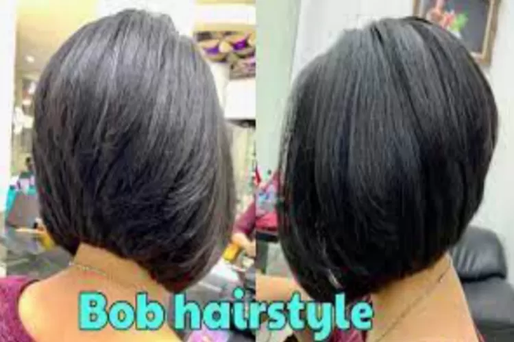 Model Bob, salah satu gaya rambut Wanita TerPopuler Tahun 2022 (Tangkapan layar Youtube @Rhandy Art)