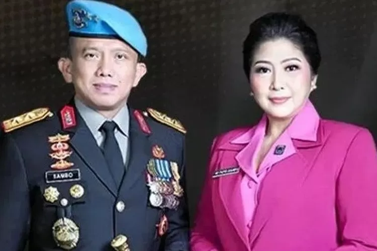 Ferdy Sambo dan Istrinya Putri Candrawati.