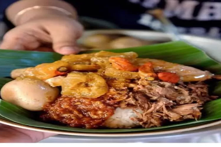 Gudeg sebagai salah satu makanan khas Yogyakarta. (Akun Twitter @makanmasak)