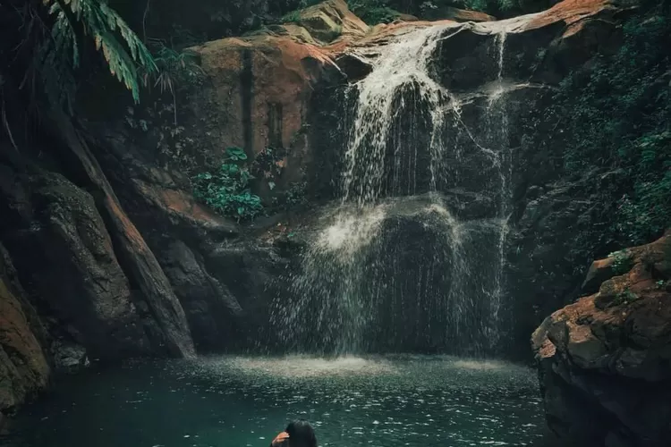 Air terjun di jonggol. Foto/Instagram (Foto/Instagram)