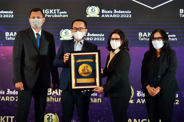 Sukses Akselerasi Bisnis, bank bjb Raih Penghargaan Innovative Bank in Digital Acceleration (Dokumen bank bjb.)