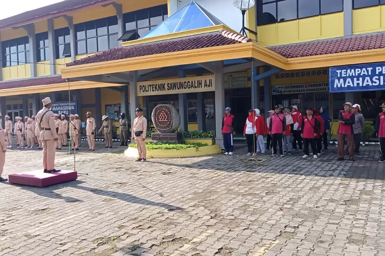 KOSTI Purworejo laksanakan upacara bendera peringatan HUT Kemerdekaan RI ke-77 di Polsa Kutoarjo. (Foto: Dokumen Polsa Kutoarjo)