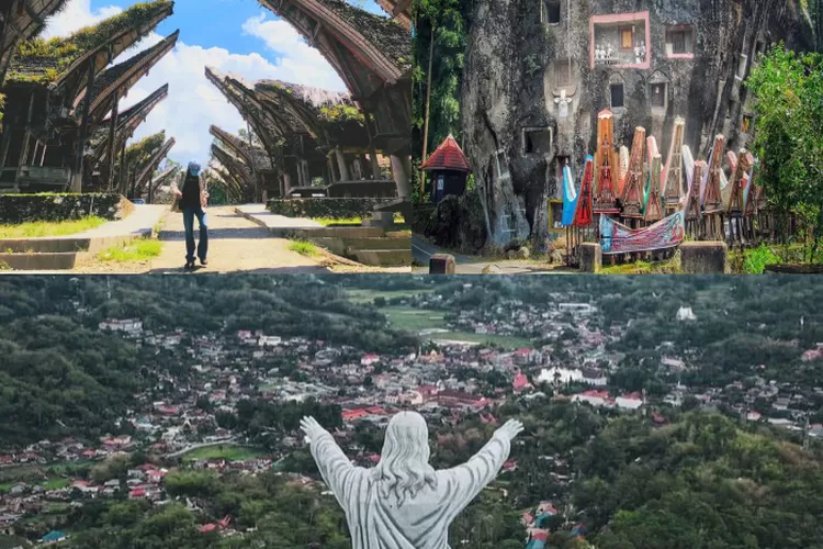 Rekomendasi tempat wisata di Tanah Toraja (Kolase Instagram)