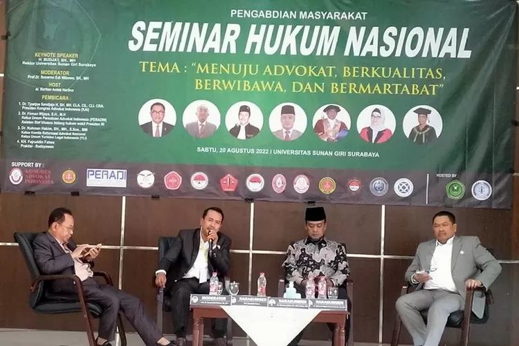 Ketua Kran, Rohman Hakim dan Presiden KAI Tjoetjoe Sandjaya saat menjadi pembicara di seminar nasional