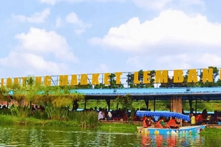Salah satu tempat wisata di Bandung, salah satunya Floating Market (Istimewa)