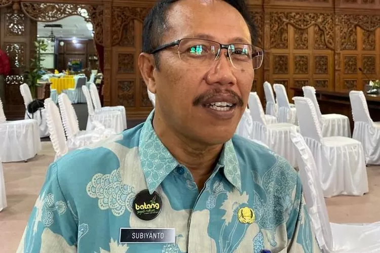   Kepala Disperindagkop Batang, Subiyanto.  (Muslihu/ kontributor Batang)